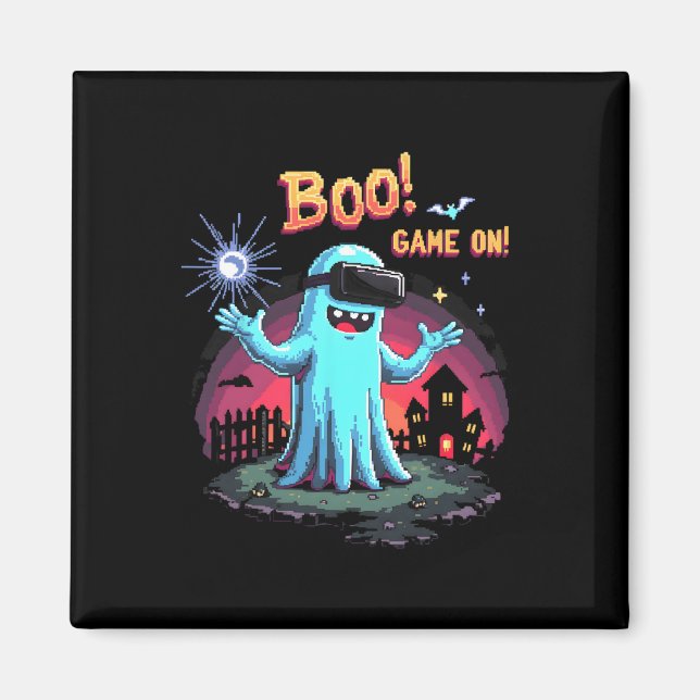 Imã Boo! Jogue! Fantasma De Jogador Spooky Com Control (Frente)