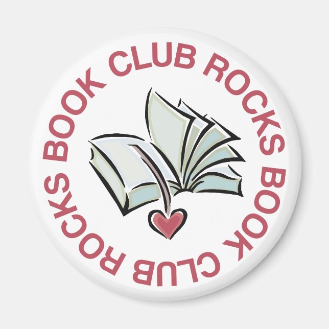 Imã Book Club Rocks (Frente)