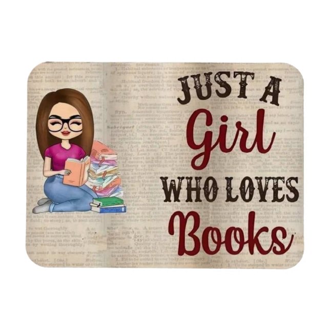 Ímã Book Lover (Horizontal)