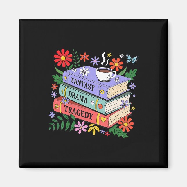 Imã Book Lovers Fantasy Drama Tragedy Subtle 8647 Trum (Frente)