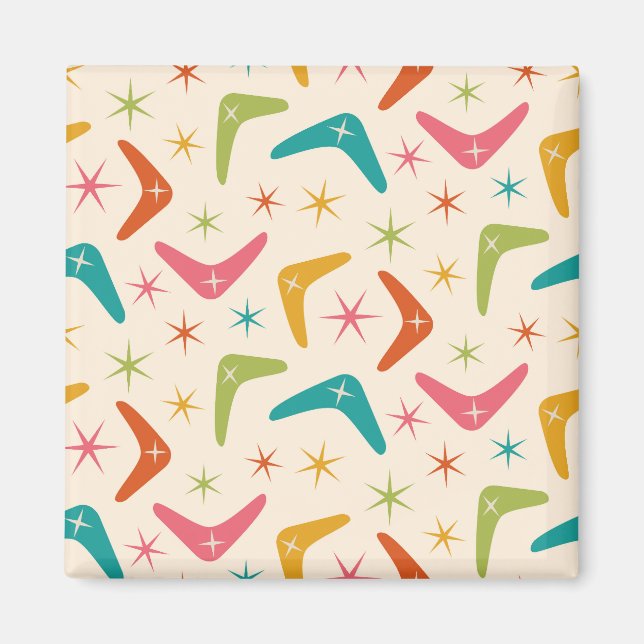 Imã Boomerang de meio século com estímulos retrorrefle (Frente)