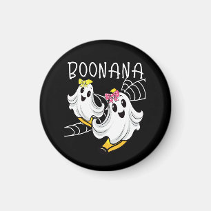 Imã Boonana Fantasma Fofo Banana Halloween