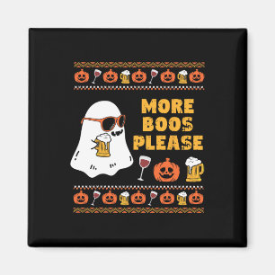 Imã Boos Por Favor Vintage Retro Ghost Halloween Costu