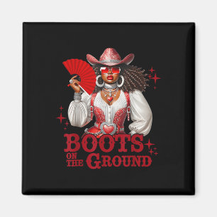 Imã Boot On Ground Boot Cowboy Western Cowgirl Li