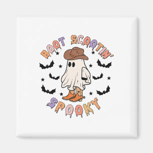 Imã Boot Scoot Spookny Engraçado Western Halloween Cow
