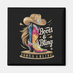 Imã Boots & Bling It A Cowgirl Thing Rodeo Wester