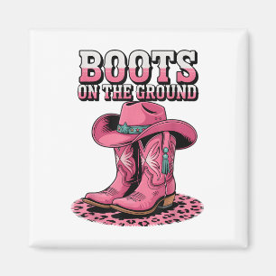 Imã Boots On Ground Country Cowboy Western