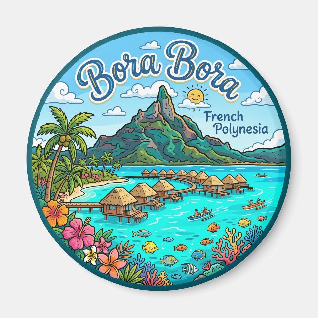 Imã Bora Bora Polinésia Francesa (Frente)