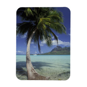 Ímã Bora Bora, Polinésia Francesa Mt. Otemanu visto