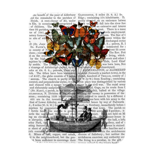 Ímã Borboleta (Vertical)