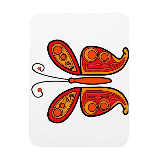 Ímã borboleta (Vertical)