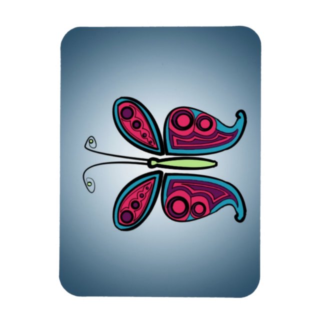 Ímã Borboleta (Vertical)