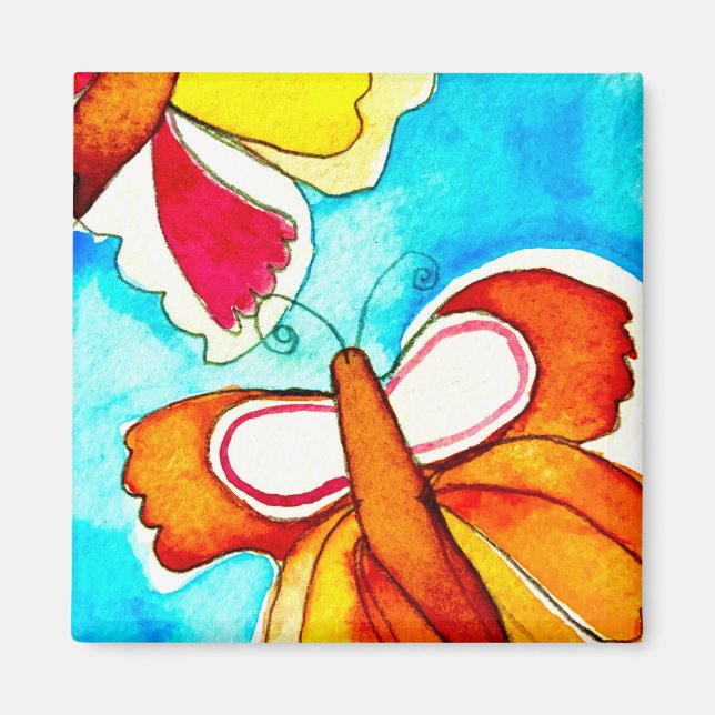 Imã Borboleta (Frente)