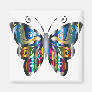 Imã Borboleta abstrato 1