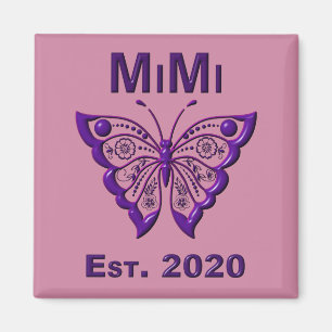 Imã Borboleta Adorável Mimi "Est 2020"
