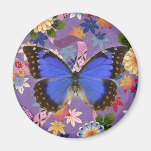 Imã Borboleta Azul
