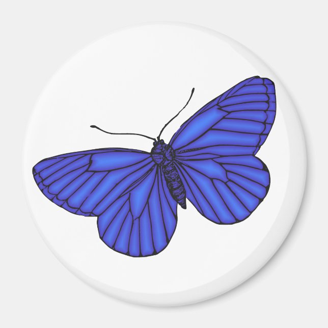 Imã Borboleta Azul (Frente)