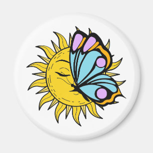 Imã Borboleta Celestial Sun