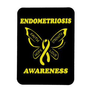 Ímã Borboleta/Consciência.. Endometriose Magneta