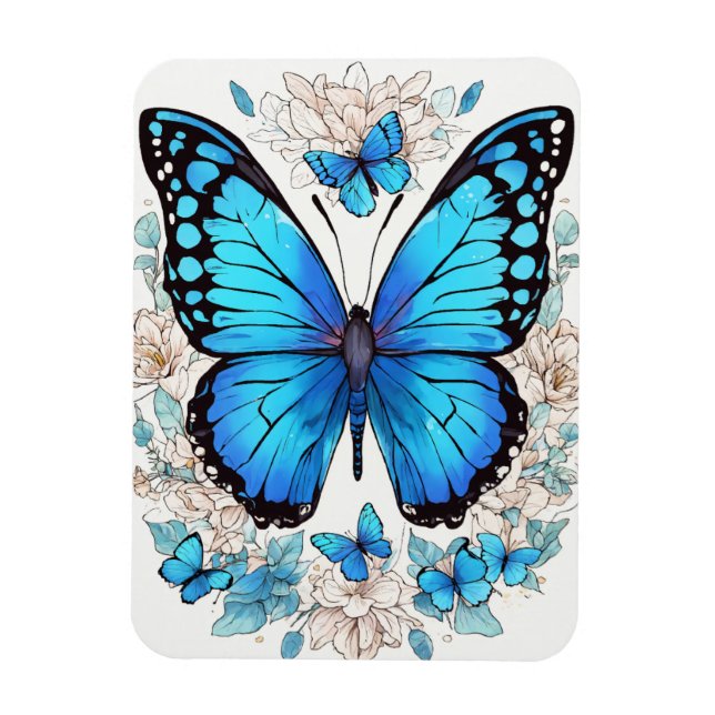 Ímã borboleta da selva (Vertical)