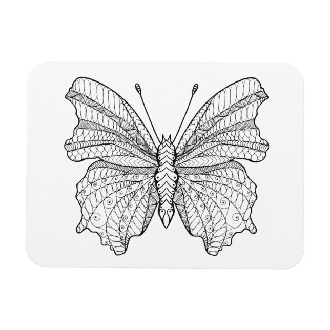 Ímã Borboleta de Estilo 3 (Horizontal)