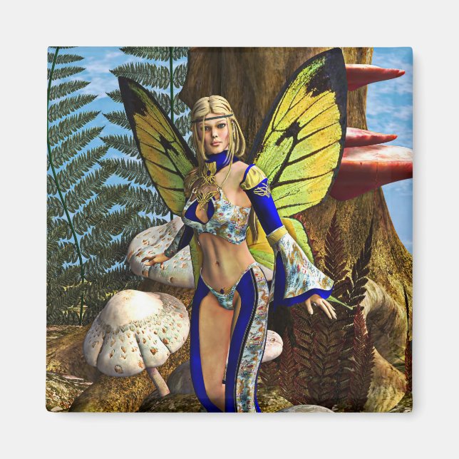 Imã Borboleta de fada (Frente)