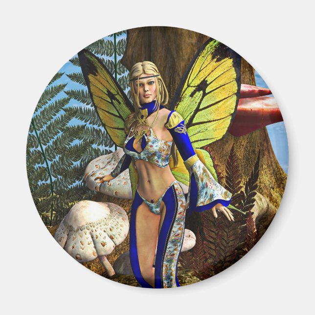 Imã Borboleta de fada (Frente)