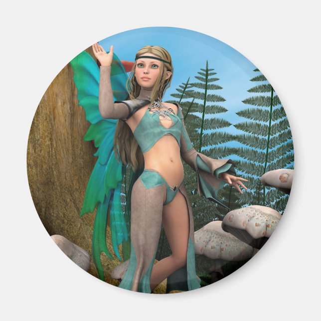 Imã Borboleta de fada (Frente)