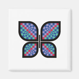 Imã Borboleta de Radiação Mosaica