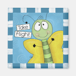 Imã Borboleta de Voo