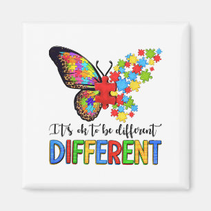 Imã Borboleta É OK Ser Diferente Consciência Autista