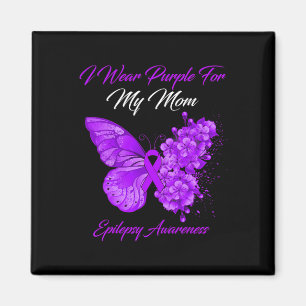 Imã Borboleta Eu Visto Roxo Para Minha Mãe Epilepsia A