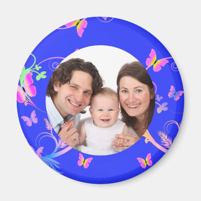 Imã Borboleta/Foto (Frente)