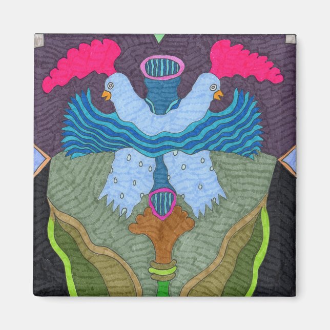 Imã Borboleta—Galinhas do Mar (Frente)