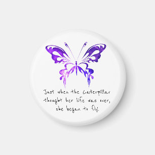 Imã Borboleta Inspirativa