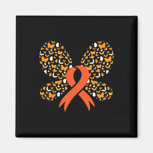 Imã Borboleta Laranja Leucemia Leucemia Survivo