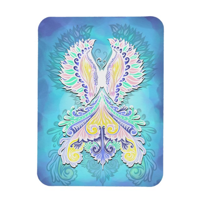 Ímã Borboleta Mística Pastel | Eethal Boho Fantasy (Vertical)