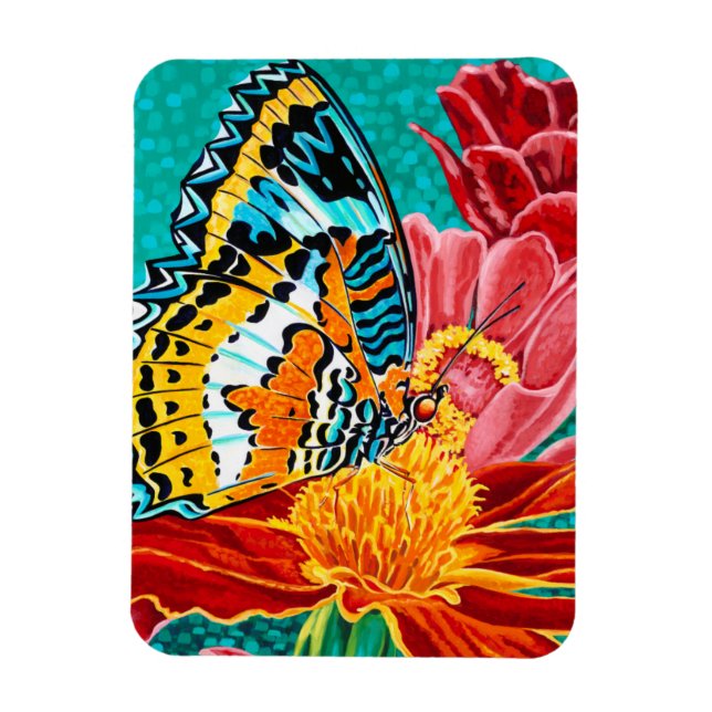 Ímã Borboleta Posta I (Vertical)