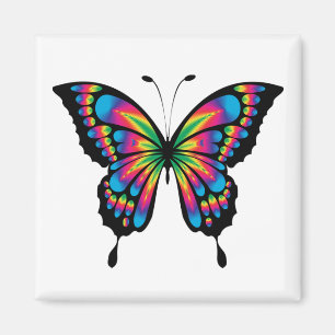 Imã Borboleta Psicodélica