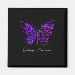 Imã Borboleta Roxo Alavanca Epilepsia