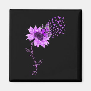 Imã Borboleta Roxo Fita Roxo Awarene Sobredosagem de G