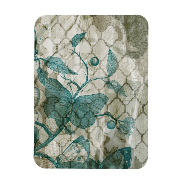 Ímã Borboletas árabes V (Vertical)