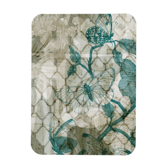 Ímã Borboletas árabes VI (Vertical)