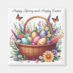 Imã Borboletas Com Ovos Em Maca