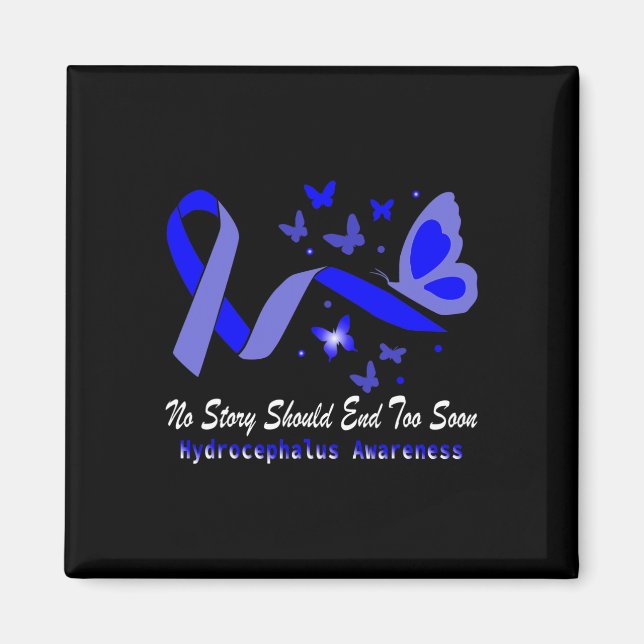 Imã Borboletas de Sensibilização Hidrocéfalo suportam  (Frente)