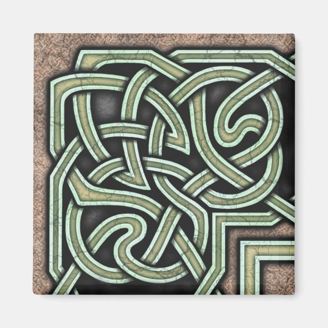 Imã Borda B, Magneta verde do canto (Frente)