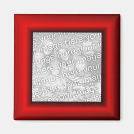 Imã Borda de Quadro de Mock Vermelho