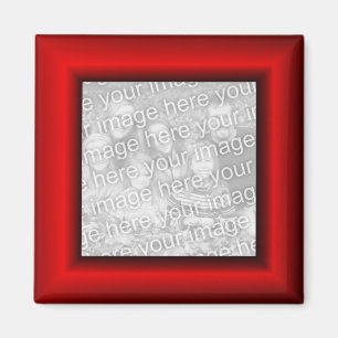 Imã Borda de Quadro de Mock Vermelho