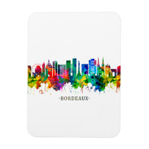 Ímã Bordeaux France Skyline