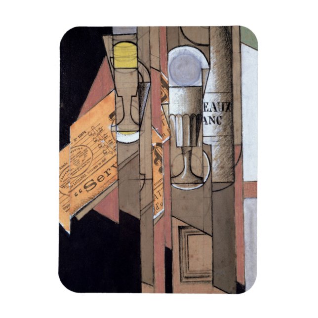 Ímã Bordéus brancos, 1913 (guache e lápis no papel) (Vertical)